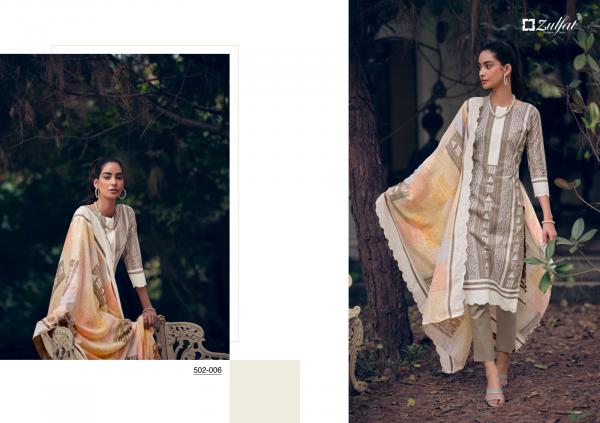 Zulfat Mashq Designer Cotton Dress Material Collection